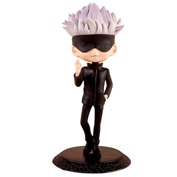 Blue Aura Jujutsu Kaisen Gojo Action Figure Height -15cm Multicolour PVC Figurine | Gojo Mask QQ