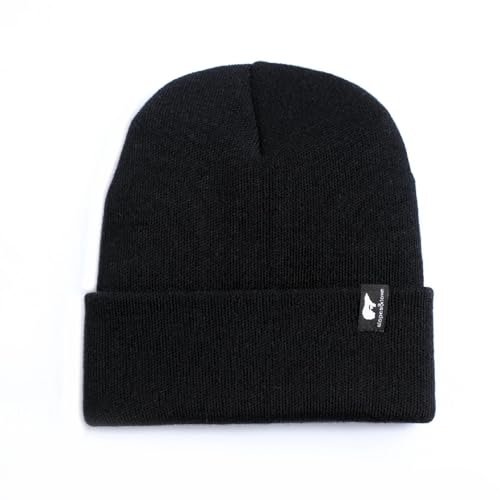Bonnet noir Slopes and Town anti-froid taille unique mixte confortable