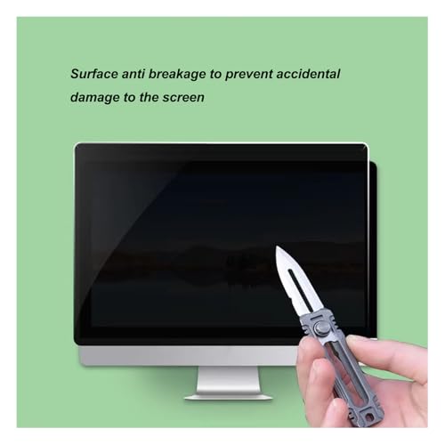 LYLSMGS 2 Pack Hanging Laptop Privacy Screen 17.3 inch, Anti Glare Blue Light Filter Privacy Shield, Removable Laptop Screen Shield Protector Panel with 16:9 Widescreen Monitor by LYLSMGS - Image 7