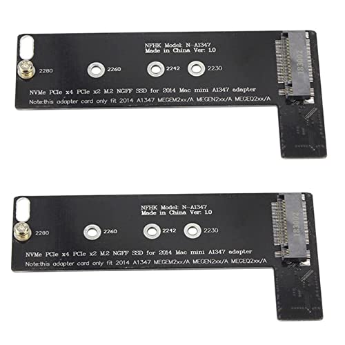 VENOAL 2X Mini 2014 A1347 MEGEN2 MEGEQ2A_v^[ACU[PCI Express NGFF 760P 600PCU[J[hpAVNVMe M2 SSDRo[^[J[h