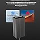 Risegun PTC-Heizelement Schaltschrankheizung, HG040-75W 120-240V Aluminium Konstanttemperatur Ersatz PTC-Schaltschrankheizung für Industrieanlagen, Camping, Garage