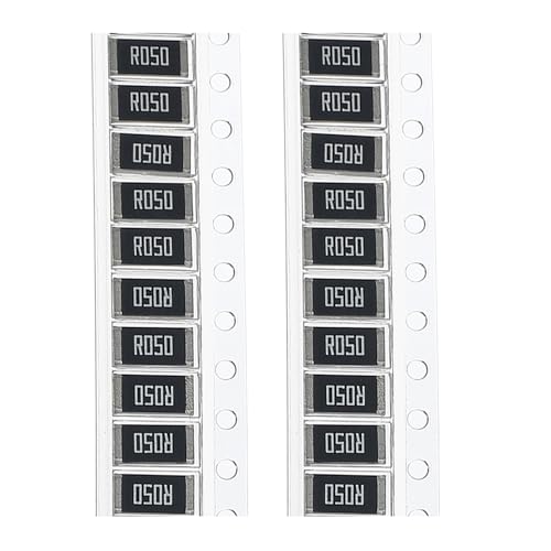 PATIKIL 2512 Surface Mount Device Chip Resistor Kit, 20Pcs 0.05 Ohm 1% Tolerance 1W DIY Resistor Ceramic Resistance Assortment Kits for Electronic Products