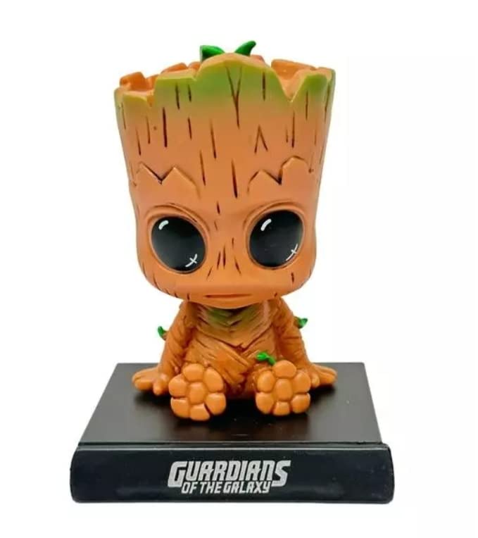 Silverline Bobble Head Action Figures for Mobile Holder, Car Dashboard, Study, Office Table | (Baby Groot) (13 cm) (B0C2M8GF3G) Amazon Price History, Amazon Price Tracker