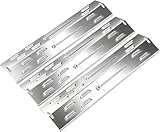 GFTIME Edelstahl Brennerabdeckung Grill Ersatzteile für Landmann, Burnhard, Taino, Tepro, Jamestown, Flammenverteiler für Charbroil, Tenneker, Napoleon Freestyle 365, Jamie Oliver, Campingaz, 3 Stück