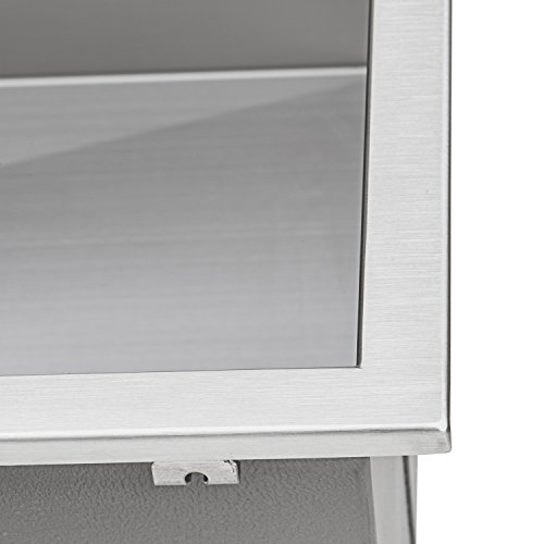 Ruvati 33 X 22 Inch Drop-In Topmount 16 Gauge Zero-Radius Stainless Steel Kitchen Sink Single Bowl - Rvh8001 #TOP7