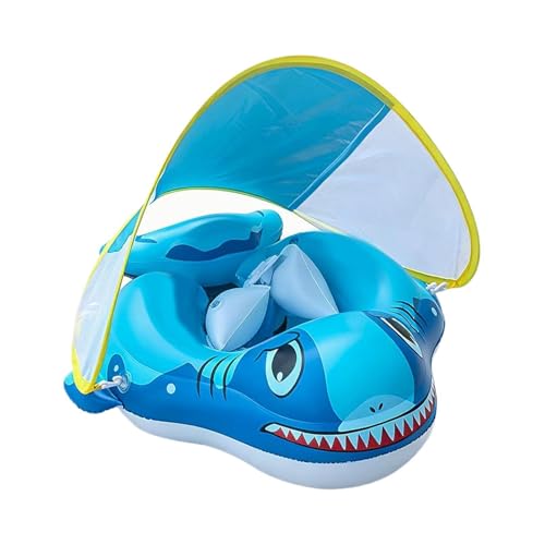 Evita quemaduras solares en el agua con este inflable niño con toldo solar