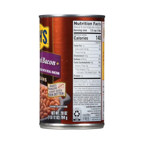 Image of Bush's Best Baked Beans, Bacon Maple Country Mix, 3 Maple Cured Bacon (28 Oz), 3 Country Style (28 Oz), (Variety Pack)
