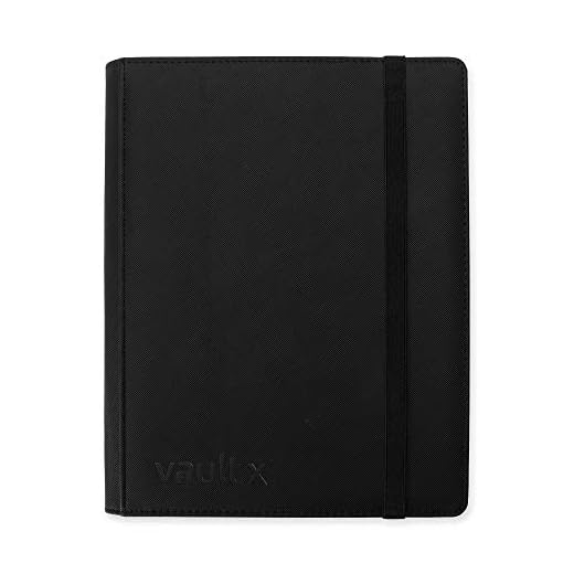 Vault X Premium eXo-Tec™ Strap Binder - 9 Pocket Trading Card Album Folder - 360 Side Loading Pocket Binder for TCG (Strap)