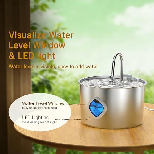 Fuente automática de agua para gatos y perros 3.2L miniatura 3
