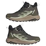adidas Mezczyzni Terrex Anylander Mid Rain.Rdy Hiking Shoes, Shadow Olive/Tent Green/Halo Green, 44 2/3 EU