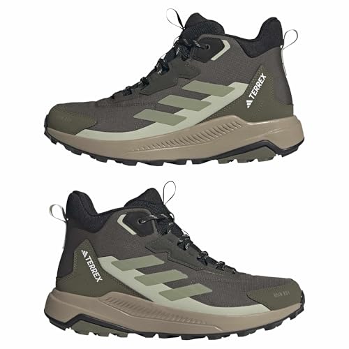 adidas Men's Terrex Anylander Mid Top Rain.RDY Hiking, Shadow Olive/Tent Green/Halo Green, 14 by adidas - Used condition - Image 7