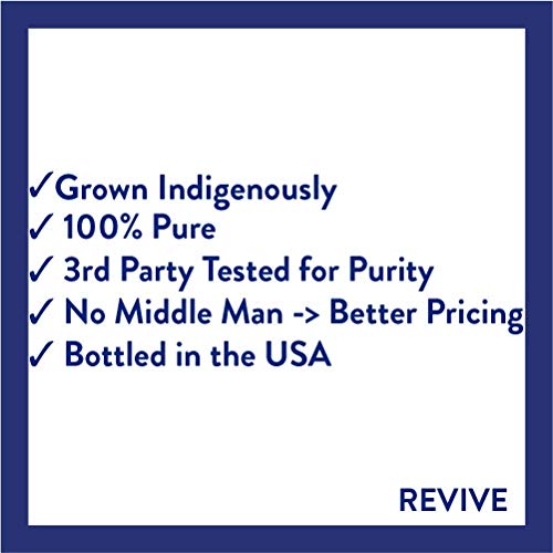 Revive Essential Oils Pack Of 3-100% Pure Therapeutic Grade, For Diffuser, Humidifier, Massage, Aromatherapy, Skin & Hair Care - Cruelty Free - Unrefined Oils With No Fillers #TOP6