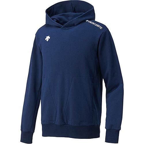 スウェットパーカー 吸汗 ストレッチ フード付 スウェット DMC-2601 メンズ Uネイビー L