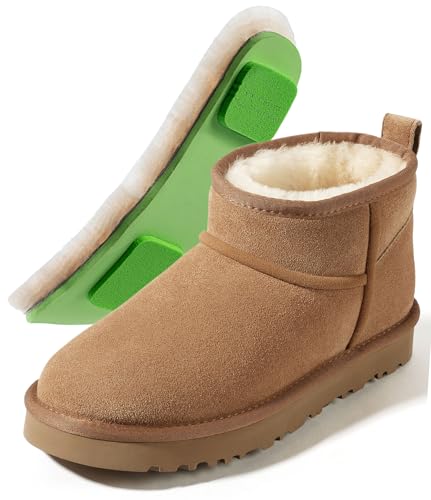 MelSyd Wide Sheepskin Mini Boots