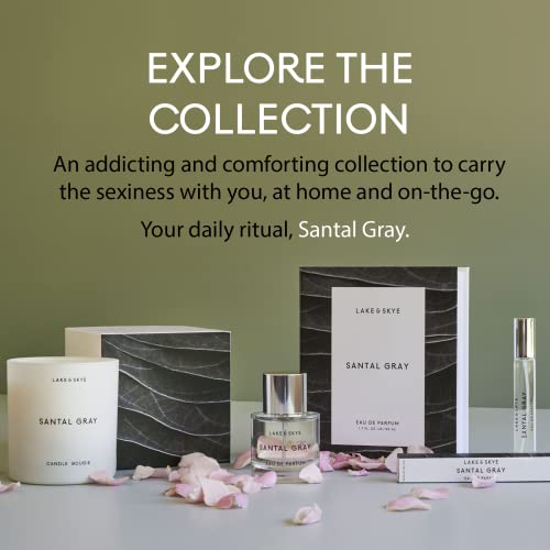 Lake & Skye Santal Gray Eau De Parfum, 0.5 Fl Oz (15 Ml) - Aromatic, Woody, Spicy #TOP5