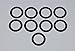 1/2" x 28 Barrel Shim Muzzle Brake Alignment Shim Kit 5.56 223 indexing Black