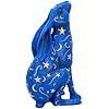 Nemesis Now Lepus Haas Beeldje, Blauw, 26cm