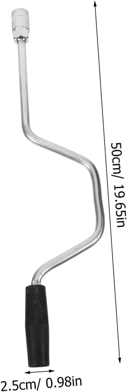 Trailer Jack Handle Replacement Stabilizer Jack Galvanized Finish DIY Enthusiast Tool