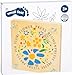 Legler Small Foot Company Wooden Flower Press Childrens Craft Kit