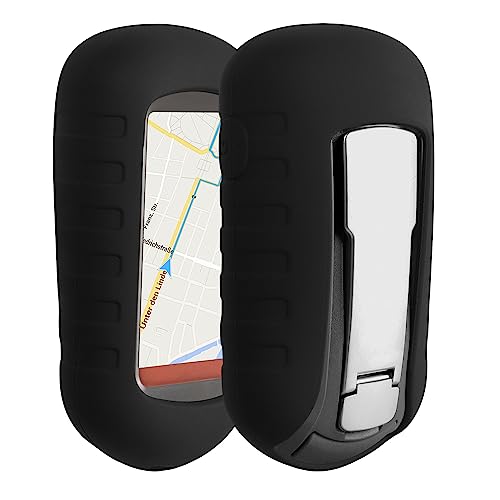 kwmobile Funda Compatible con Garmin Oregon 450 / Oregon 400 / Oregon 300 - Carcasa de Silicona para navegador GPS - Cover Negro