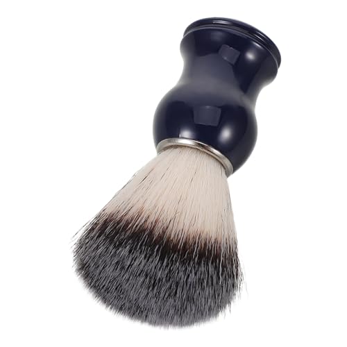 iplusmile Brocha De Afeitar Profesional Mango Brocha Para De Barbero Suave Cepillo Facial Casa o Peluquería Para Cuidado Masculino