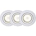 Produktbild BRILLIANT Lampe Honor LED Einbauleuchtenset 3x schwenkbar weiß/warmweiß | 3x LED-PAR51, GU10, 5W LED-Reflektorlampen inklusive, (400lm, 3000K)