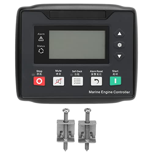 Module de contrôle de groupe électrogène avec écran LCD et panneau start stop DC8-35V