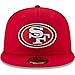 New Era Men's Scarlet San Francisco 49ers Team 59FIFTY Fitted Hat