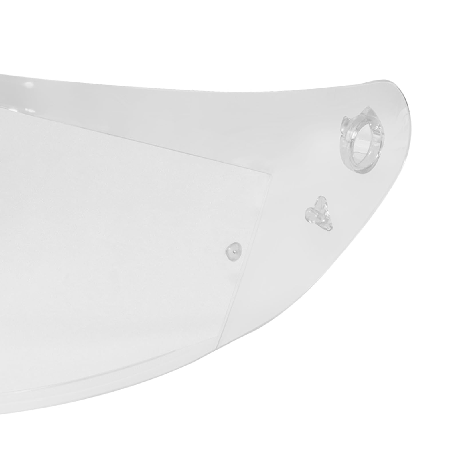 VCOROS Helmvisier für i70 i10 HJ-31,Motorradhelm Visier,Motorrad Windschutz Helm Objektiv Visier,Vollgesichts Helmlinsenvisier Motorradhelm Zube (Transparent)