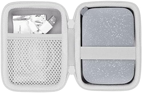 Étui De Voyage Rigide Co2CREA Pour HP Sprocket Imprimante Photo Portable - Housse Protection Noire (Appareil Non Inclus)