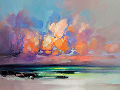 Scott Naismith Multicolored Wdc100726 Canvas Print 60 X 80 Cm (Nuages), Multi-Colour, 60 X 80 X 3.8 Cm
