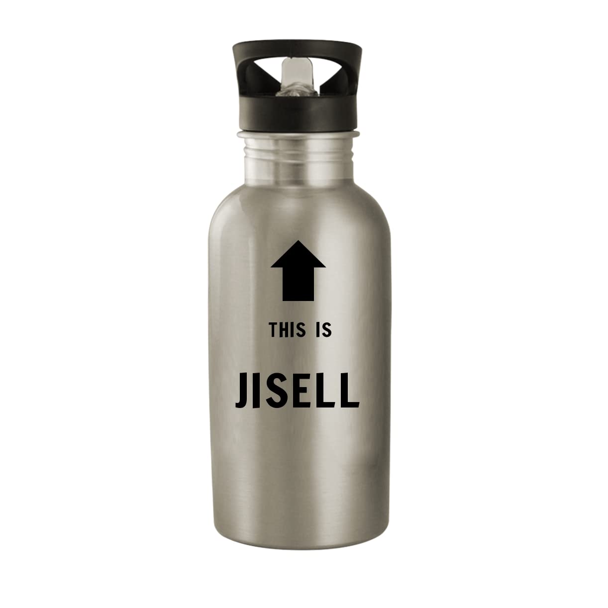 This Is Jisell - 20oz Stainless Steel Water Bottle, Silver