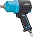Price comparison product image HAZET pneumatic impact wrench 9012EL-SPC I Max. loosening torque 1700 Nm, square 12.5 mm (1/2 inch) I low-vibration tool for tightening and loosening screws