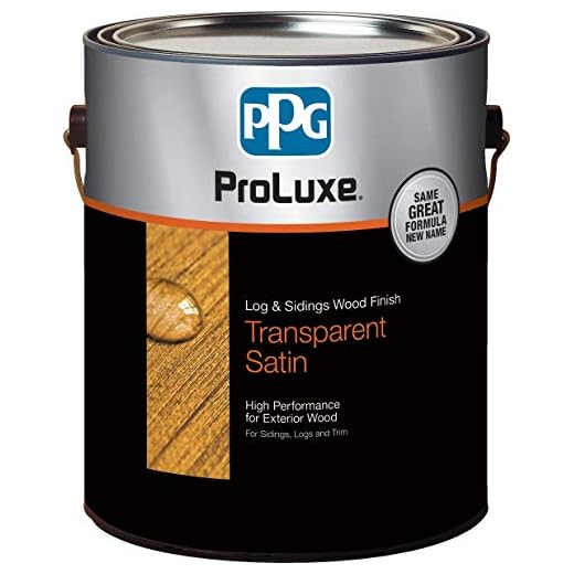 PPG ProLuxe Log and Siding Wood Finish, 1 Gallon, 077 Cedar