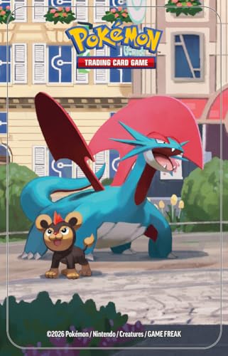 Pokémon TCG: Lumiose City Mini Tin: Salamence & Litleo (2 booster packs, 1 art card and 1 sticker sheet)