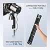 NEEWER Microphone Stand with Flexible Arm, Boom Arm Mic Floor Tripod Mount Holder with Mic Clips, 3/8" to 5/8" Adapter, Cable Clips for Singing Vlogging Live Streaming Video Recording, Max Load, MS010 #5
