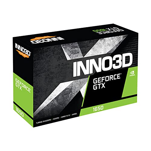 Image of INNO3D pci e x16 NVIDIA GEFORCE GTX 1650 Twin X2 4GB GDDR6 128-bit PCI-E 3.0 Gaming Graphics Card - N16502K-04D6
