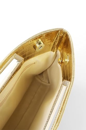 Image of Coucoland Clutch Purse for Women - Evening Bags PU Leather Glitter Fashion Purse Handbag for Wedding Party Daily | PU Leather