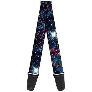 Sangle de guitare à boucle Sangle de guitare à boucle – Collage Galaxy – 5,1 cm de large – 73,7 à 137,2 cm de long 2… - Les Beatles, Paul McCartney, John Lennon, RIngo Starr, George Harrison
