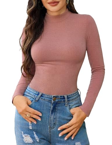 Gyabnw Fleece Sport Shirt Damen Atmungsaktiv Funktionsshirt Langarm Laufshirt Pullover Sportoberteile