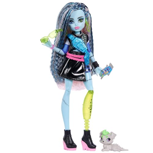 Monster High Frankie Stein Puppe mit Hund – Ansicht 1