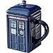 Tasse Doctor Who Tardis en Céramique,Tasse Personnalisée,Tasse a Cafe Original,Tasse à Thé, Tasse Cappuccino, Cadeau Souvenir pour Amis, Famille et Fans de Doctor Who, 450ML (Style D1)
