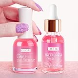 【Removedor Esmalte Semipermanente】- Aplica magic gel removedor ligeramente sobre las uñas, esperar de 5 a 10 minutos, la superficie del esmalte de uñas se estallará automáticamente, luego use un pequeño palo de madera para eliminar el esmalte de uñas residual,