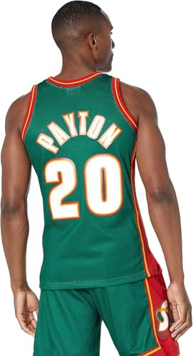 Camiseta de baloncesto Seattle Supersonics Gary Payton Mitchell & Ness Swingman retro 3