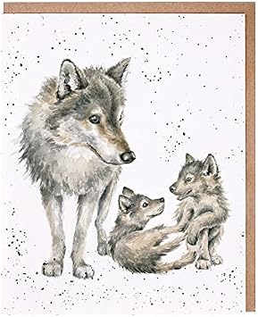 Wrendale Designs Greeting Card - WOLF PACK Wolves