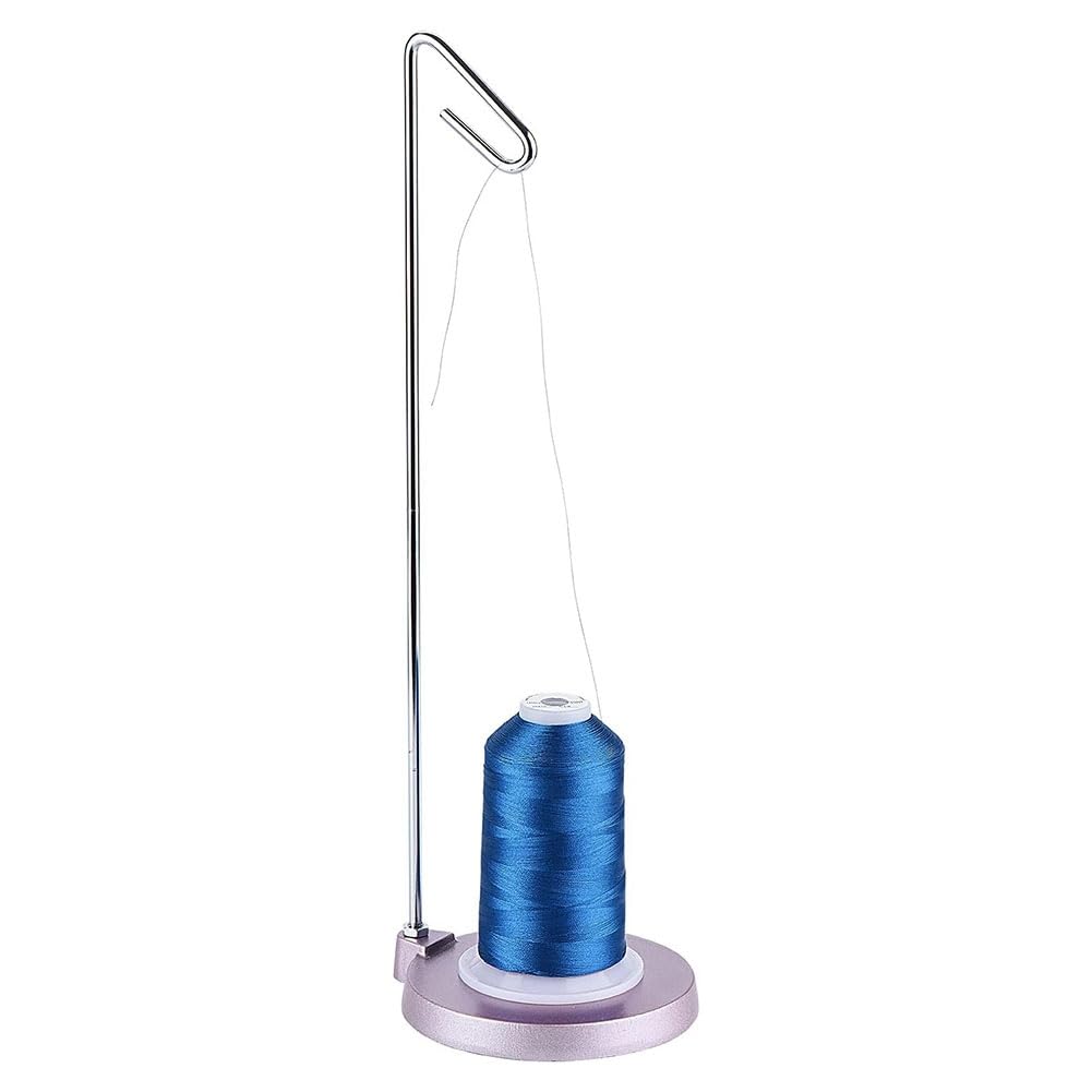 yksiahfi Spool Holder Rose Gold Spool Holder for Embrodiery Sewing And Quilting Thread, All Metal Thread Stand, Pink - Image 2