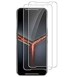 for ASUS Rog Phone 2 Tempered Glass Screen Protector - [2 Pack] Tempered Glass Screen Protector 9H Hardness High Clear Anti Scratch Film ASUS Rog Phone 2 Rog Phone II ZS660KL