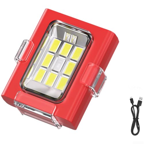 Imagen de Linterna frontal LED multifuncional con batería recargable USB para correr