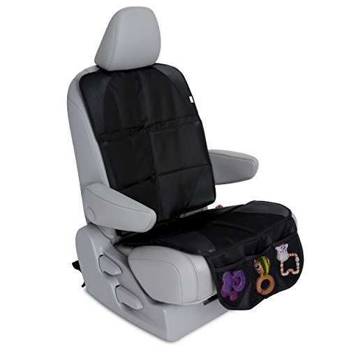 Car Seat Protector with Thickest Padding - Featuring XL Size (Best Coverage Available), Durable, Waterproof 600D Fabric, PVC Leather Reinforced Corners & 2 Large...