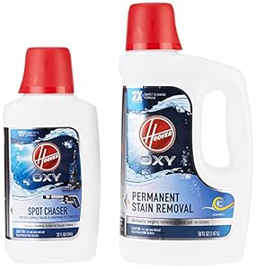 Image of Hoover Oxy Carpet Cleaner Solution Bundle for Smartwash Pet, Deep Cleaning Shampoo with Stain Remover Pretreat Formula, AH33011, White